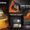 Redragon MPC745 Mini PC AI NPU AMD Ryzen 7 8845HS Processor(MAX 5.1 GHz), Mini Desktop Computer ,Radeon 780M Graphics & 16GB DDR