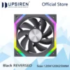 UPSIREN ZF-120 Computer Chassis Fan 12cm ARGB 4 Pin PWM Quiet Cooling Fan 12V Large Air Volume 45CFM/600-1500RPM