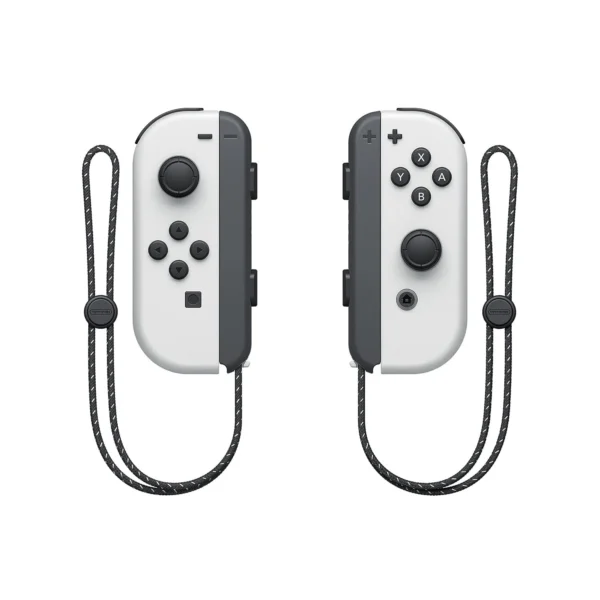 Nintendo Switch OLED Model – White & Black Joy-Con – Hong Kong Version (HK Charger Included, HK-to-US Plug Adapter)