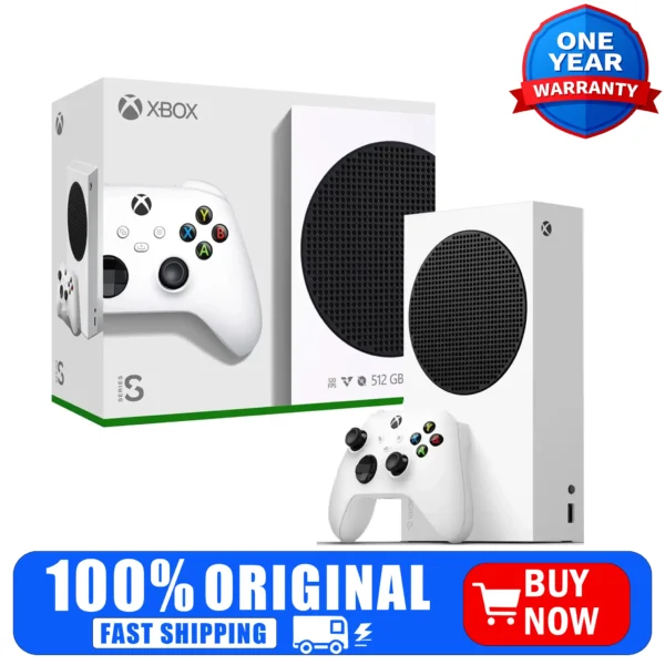 Microsoft Xbox Series S 512GB All-Digital Console – White, US Version
