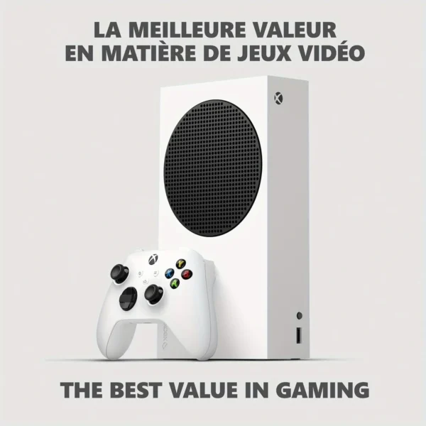 Gaming Console - Microsoft - Xbox Series S 512 GB All-Digital Console (Disc-free Gaming) - White