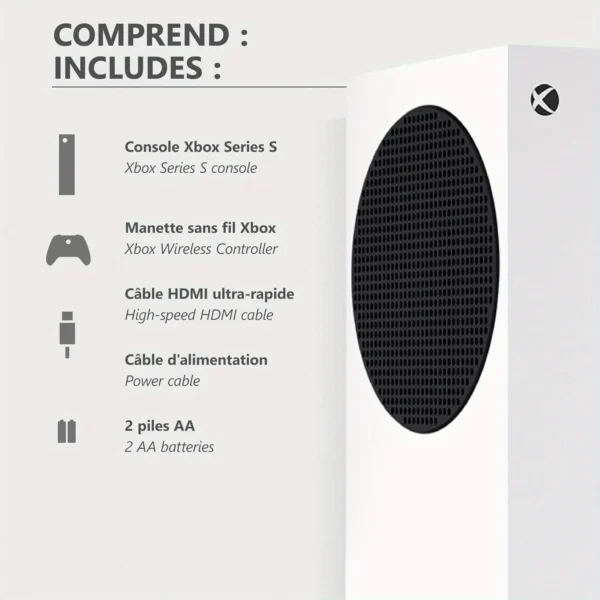 Gaming Console - Microsoft - Xbox Series S 512 GB All-Digital Console (Disc-free Gaming) - White