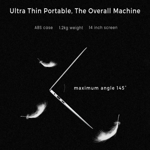 Factory Direct 14 Inch Notebook for Students New Business 128/256/512/1TB SSD DDR3 Intel Celeron Laptops with N3350 Processor