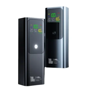 Portable LED Display 100W PD+QC Outdoor Power Bank 20000mAh Fast Charging Power Banks for Laptops