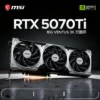 Wholesale New for RTX 5070 Ti Ventus 3X 16G GDDR7 Graphics Card High Speed Fan for AI Training Gaming Server