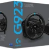 Original Logitech G923 Racing Wheel and Pedals for PC PS4 PS5 Racing Simulation Game Featuring Vibration Motor