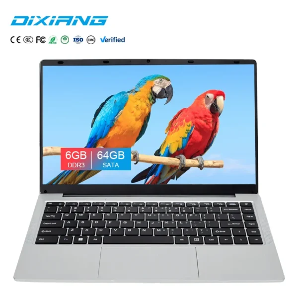 Brand New Laptops 14 Inch A3950/ N95 6/8/16/32GB 64GB 128GB 256GB 512GB 1TB Cheap Student Laptop Computer Business Notebook