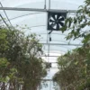 Hot Selling 40W Solar Systems DC/AC Industrial Greenhouse Ventilation Fan Wall Air Circulation Gable Extractor Vent Fan