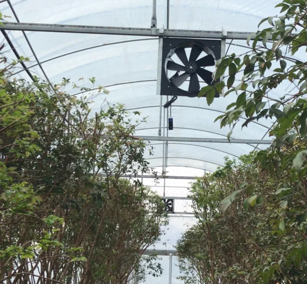 Hot Selling 40W Solar Systems DC/AC Industrial Greenhouse Ventilation Fan Wall Air Circulation Gable Extractor Vent Fan