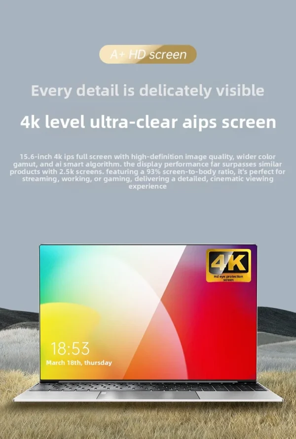 Wholesale Intel Core-i7 Notebook 15.6'' Win11 16+512GB Laptop Cheap Computers Laptops and Desktops for Gaming Office Business