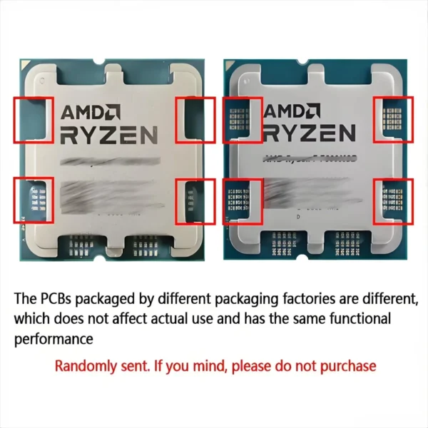NEW AMD Ryzen 7 R7 9800X3D CPU Gaming Processor 8 Cores 16 Threads 4nm Process TDP 120W Frequency up to 5.0GHz Socket AM5