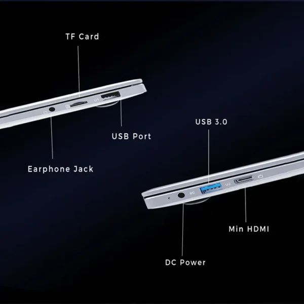 Factory Direct 14 Inch Notebook for Students New Business 128/256/512/1TB SSD DDR3 Intel Celeron Laptops with N3350 Processor