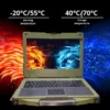 15.6inch New Dual Screen Industrial Rugged Notebook Portable Wide Temperature Outdoor Workstation Intel I5 Business Laptops