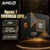 NEW AMD Ryzen 7 R7 9800X3D CPU Gaming Processor 8 Cores 16 Threads 4nm Process TDP 120W Frequency up to 5.0GHz Socket AM5