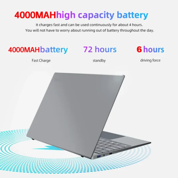Factory Direct 14 Inch Notebook for Students New Business 128/256/512/1TB SSD DDR3 Intel Celeron Laptops with N3350 Processor