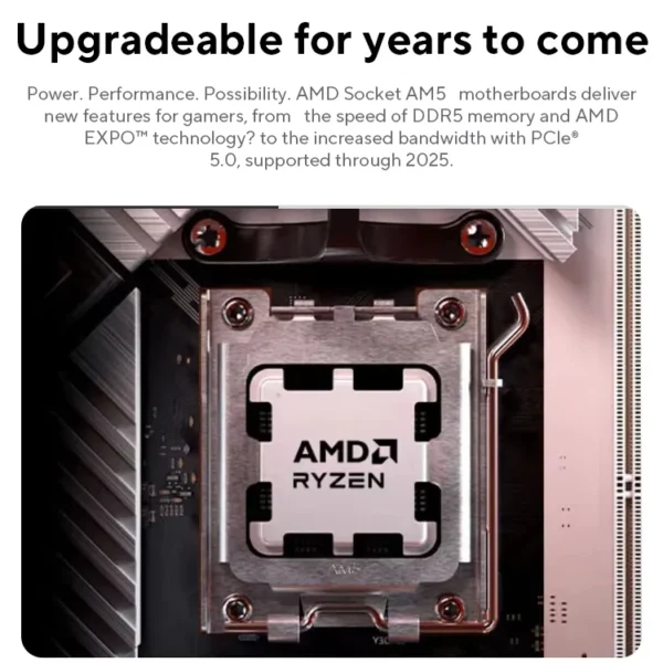 AMD Ryzen 7 7800X3D R7 7800X3D 5.0 GHz 8-Core 16-Thread CPU 5NM 96M 100-100000910 Socket AM5 New Tray Without Cooler CPU