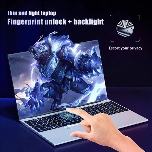 Laptops Brand New 15.6 Inch T156-N5095 1920*1080 IPS LPDDR4 8GB 32GB SSD 128GB 2TB M.2 2280 SATA Win10/11 Notebooks for Work