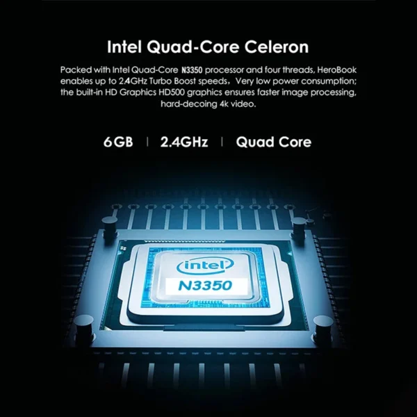 Factory Direct 14 Inch Notebook for Students New Business 128/256/512/1TB SSD DDR3 Intel Celeron Laptops with N3350 Processor