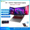 2025 New Arrival Brand New Intel Core I7 1260P Win 11 Business Laptop PC with Three Screens Fingerprint Unlock Laptops