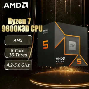 NEW AMD Ryzen 7 R7 9800X3D CPU Gaming Processor 8 Cores 16 Threads 4nm Process TDP 120W Frequency up to 5.0GHz Socket AM5
