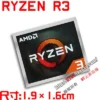 Original AMD Ryzen Ruilong PRO R7 R5 R3 5000 series CPU computer sticker notebook label