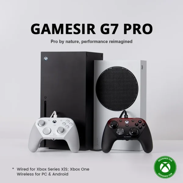 GameSir G7 Pro Xbox Gaming Controller Wired Gamepad for Xbox Series X|S, Xbox One X|S, Steam, PC, Android with Charging Dock