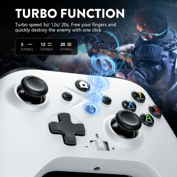 Gaming Controller for Xbox One/Series S/X/PC Console Joystick Wireless 2.4G Remote Control Gamepad supports Windows 7/8/10 Above