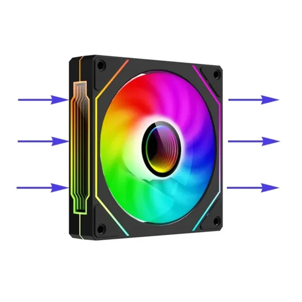 Prism 4 PRO ARGB Fan PC 120mm Computer Case Fan 4pin CPU Cooling Fans 3pin5v RGB