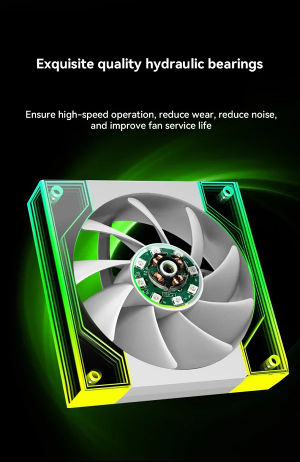 ICE Whale XL-120 ARGB PC Case Fan 120mm Infinity Mirror Design Motherboard Lighting Sync 4PIN PWM CPU Cooler Fan ventilador