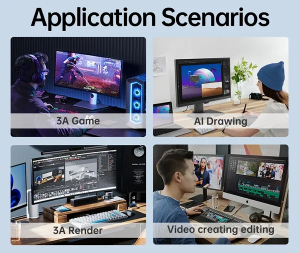 SOYO AMD Radeon R7 350 4GB Graphics Card DDR5 Memory 128Bit HDMI-compatible VGA DVI Video Card for Desktop Computer Components