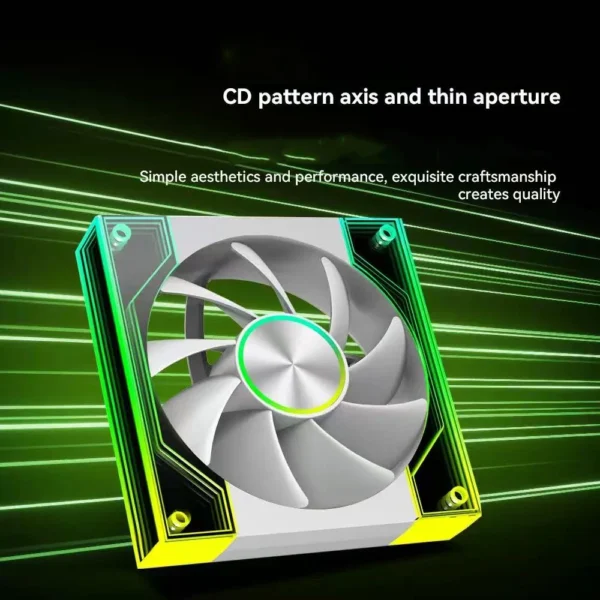 ICE Whale XL-120 ARGB PC Case Fan 120mm Infinity Mirror Design Motherboard Lighting Sync 4PIN PWM CPU Cooler Fan ventilador