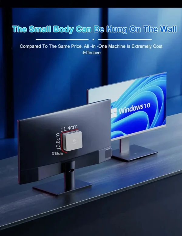 AMD Gaming Mini PC Ryzen 7 7730U 9 5900HX Windows 11 Pro 2xDDR4 2xNVMe Gamer Desktop Computer 3*8K Display HTPC WiFi6 BT5.2