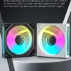 JUMPEAK MX120 360mm Modular Wireless Splicing PC 120mm Case Cooling Fan ARGB Infinite Mirror Effect For Computer Water Cooler