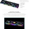 LIAN LI UNI FAN SL Wireless 120 Single Pack , Reverse Blade Triple Pack, LCD 120 Single Pack, Case fan, water cooled fan