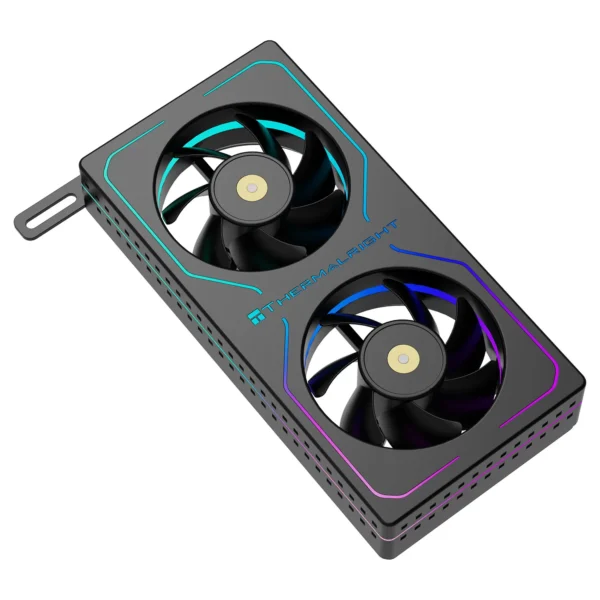 Thermalright MC-2 ARGB Computer Memory Cooler,Paired with high-performance dual fans, suitable for DDR/DDR2/DDR3/DDR4/DDR5