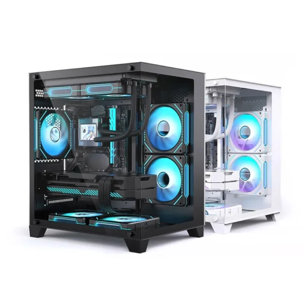 Game Desktop Amd 5600x Cpu RTX 4060 6g 500gb M2 8g Ram Pc Gaming Desktop Computer