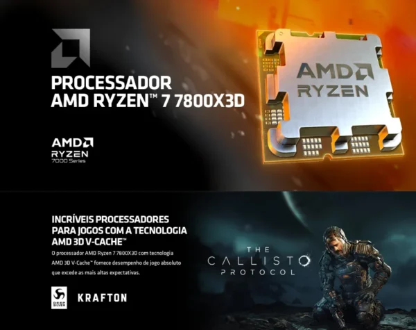 Origina New AMD Ryzen 7 7800X3D / 9800X3D / R9 7900X3D Socket AM5 Gaming Desktop CPU Processors With Integrated Graphics Boxed