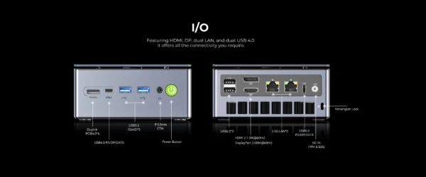 GMKtec Mini Pc M7 Ultra NUCBOX AMD Ryzen7 PRO 6850H AMD Radeon™ 680M Window 11 Pro WIFI 6 BT 5.2 USBC 4.0