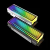 5V/3Pin ARGB AURA Sync Computer 2280 SSD M2 Radiator Aluminum PC RGB M.2 Nvme Cooler Heatsink Solid State Drive Heat Sink Cooler