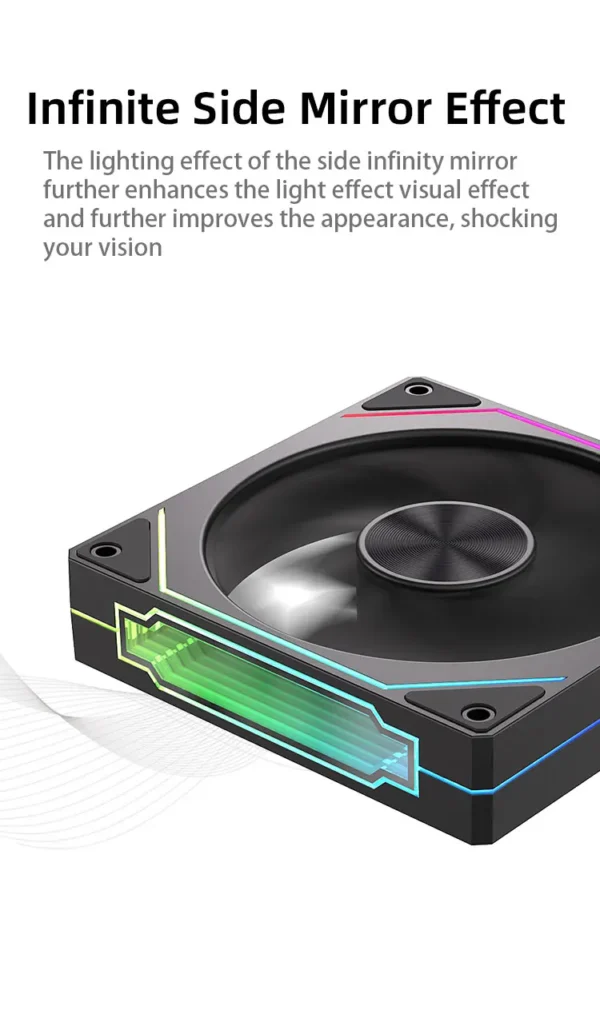 Prism 5 PRO 120mm Fan 6pin RGB Pc Case Ventiladores Computer Chassis Fan Water Cooler PC Gamer Cooling Kit Fan Ventilador