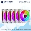 UPSIREN UF-1 PRISM 4 PRO Computer Chassis Fan 12cm ARGB 4 Pin PWM Quiet Cooling Fan 12V Large Air Volume 45.2CFM/600-1500RPM