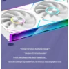 WJCOOLMAN StarLink Integrated Fan 120mm ARGB Infinite Mirror Divine Light Synchronous PWM Speed Control Computer Silent Case Fan