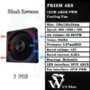 ICE Whale Prism 4RS ARGB PC Case Fan 120mm Infinity Mirror Design Motherboard Lighting Sync 4PIN PWM CPU Cooler Fan ventilador