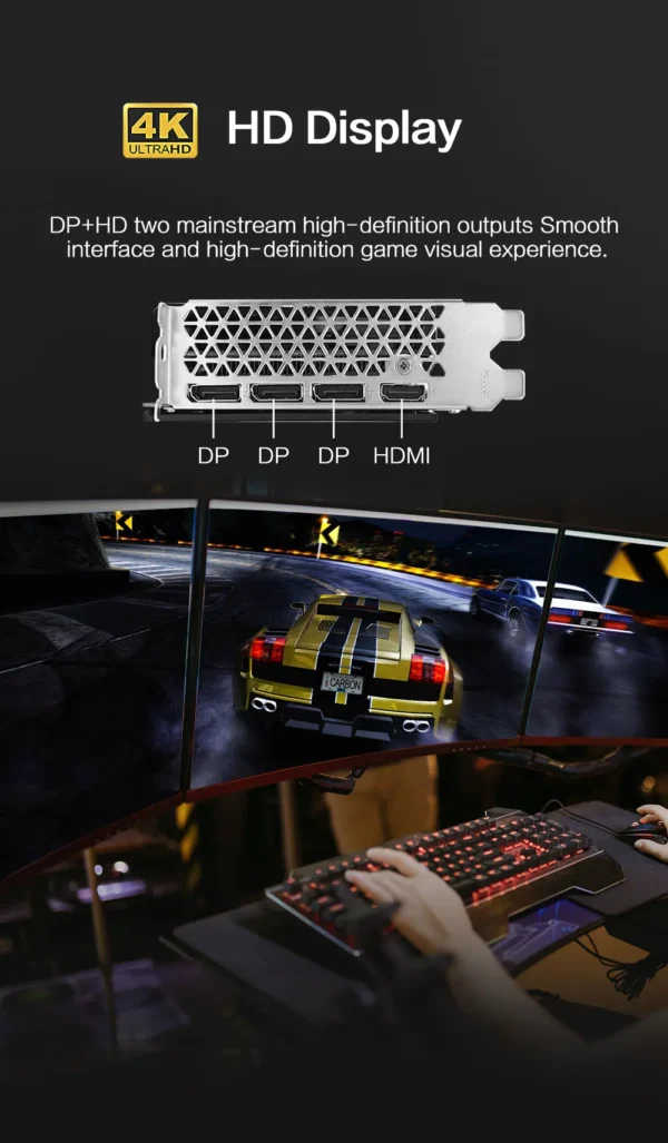 MLLSE AMD RX 580 8GB 2048SP Gaming Graphics Card GDDR5 256Bit PCI-E 3.0 ×16 8Pin Radeon GPU Rx 580 Video Card Placa De Video