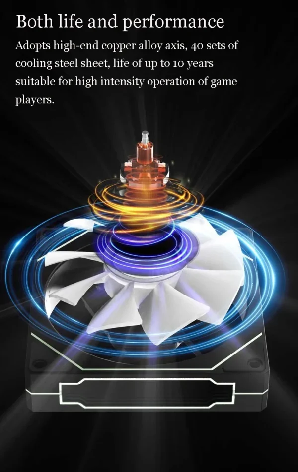 LDPCSJ Prism 4RS 120mm ARGB PC Case Fan with Infinity Mirror Design Motherboard Sync 4PIN PWM CPU Cooler Ventilador