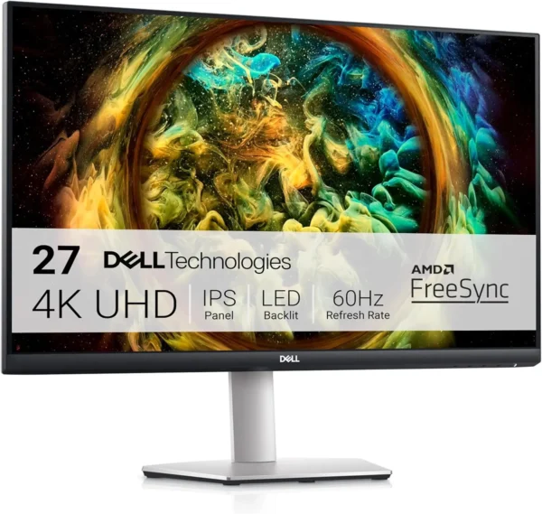 27 Inch, 4K UHD (3840 x 2160) IPS Display, Ultra-Thin Bezel, AMD FreeSync, HDMI, DisplayPort