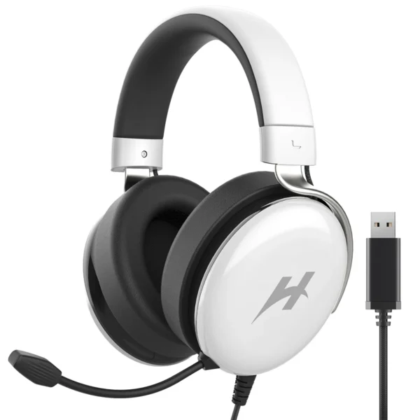 HAYLOU HexStorm G1 Wired Gaming Headphone 7.1 Surround Sound 50mm Dual Driver Esports Gamer Headset with Mic For PS4 PS5 PC