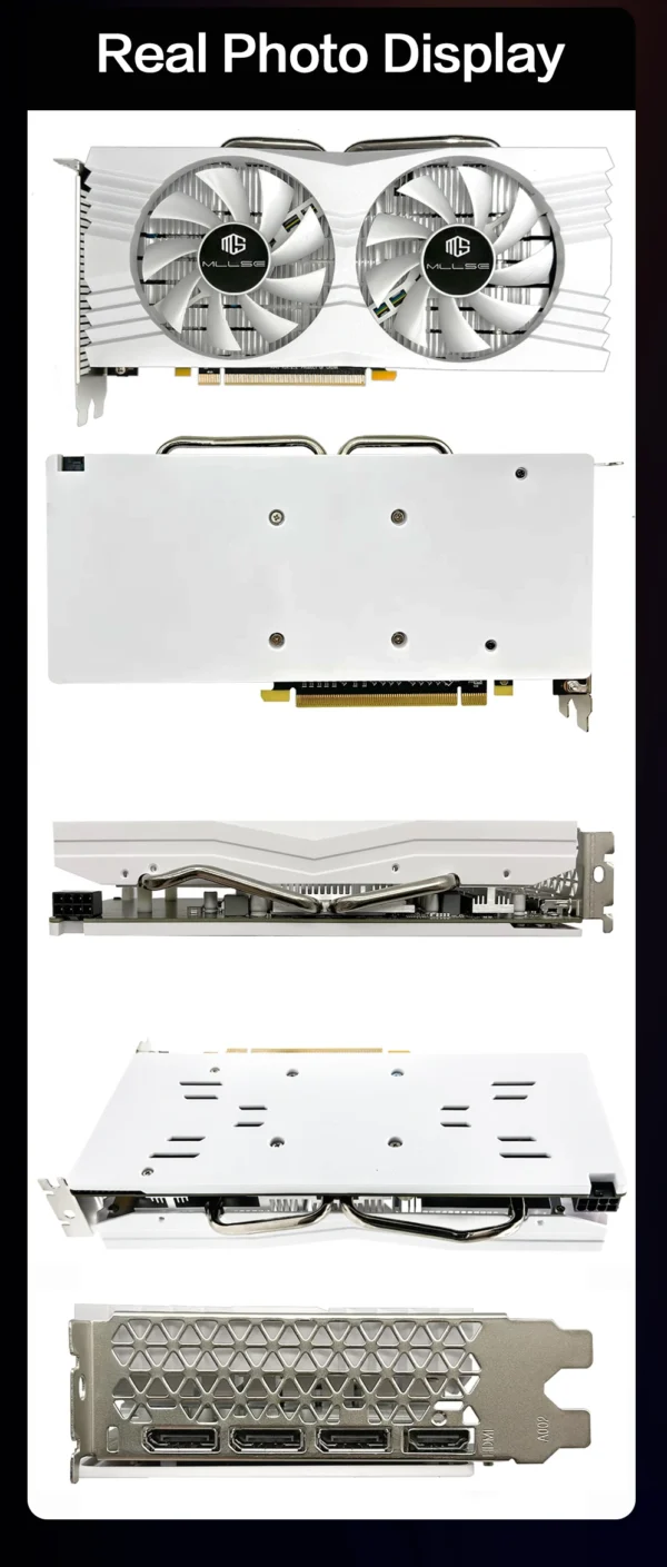 MLLSE AMD RX 580 8GB 2048SP Gaming Graphics Card GDDR5 256Bit PCI-E 3.0 ×16 8Pin Radeon GPU Rx 580 Video Card Placa De Video