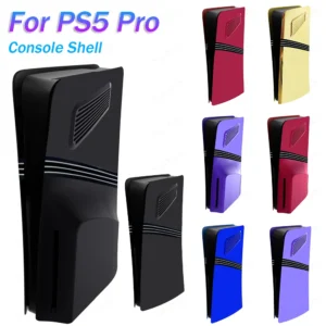 For PS5 Pro Faceplate Case Cover ABS Hard Case Protective Shell with Cooling Vent for PS5 Pro Disc/Digital Edition Accessories