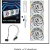 LIAN LI UNI FAN SL Wireless 120 Single Pack , Reverse Blade Triple Pack, LCD 120 Single Pack, Case fan, water cooled fan